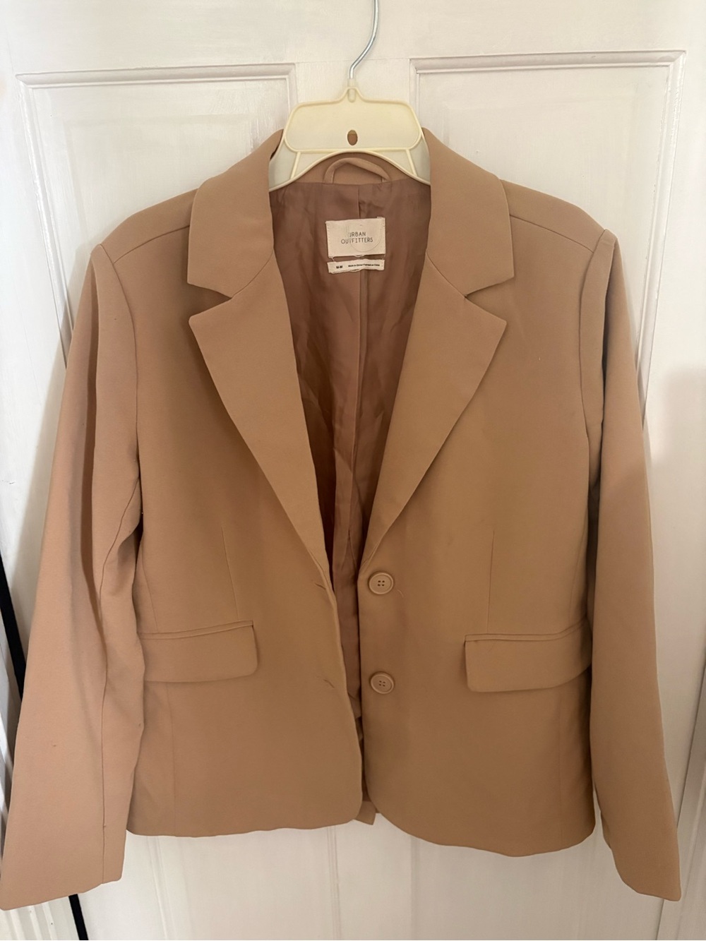 Urban Outfitters Tan Single-Breasted Blazer